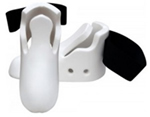Taekwondo Sparring Boot Dipped Foam White